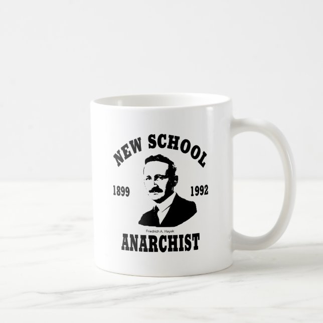 Mug Nouveaux anarchistes -- Friedrich A. Hayek (Droite)