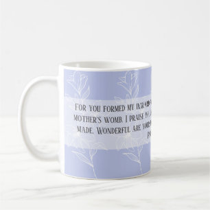 Mug Nouveaux mois Psaume 139:13–14