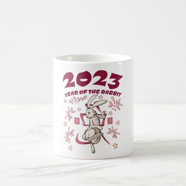 Mug Nouvel An chinois 2023 - Année du lapin (Centre)
