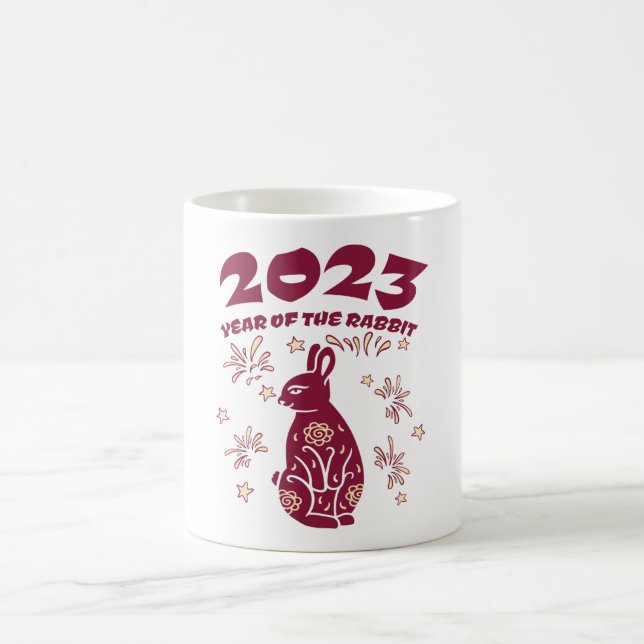 Mug Nouvel An chinois 2023 - Année du lapin (Centre)
