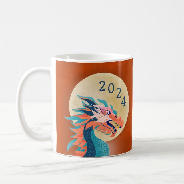 Mug Nouvel An chinois 2024 Année du dragon (Gauche)