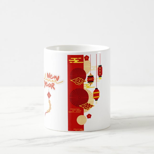 Mug "Nouvel An chinois, fête de la famille et Tra (Centre)