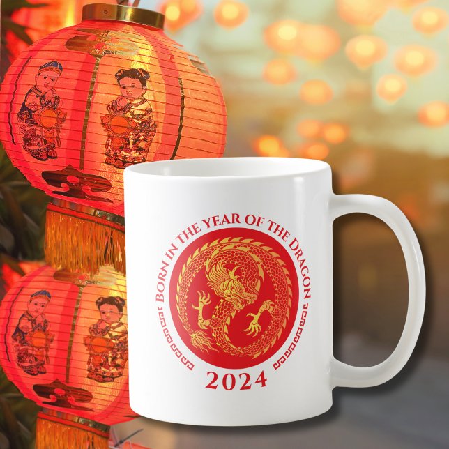 Mug Nouvel An chinois né dans l'année du dragon (Créateur téléchargé)