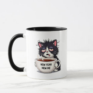Mug nouvelle année, nouveau moi