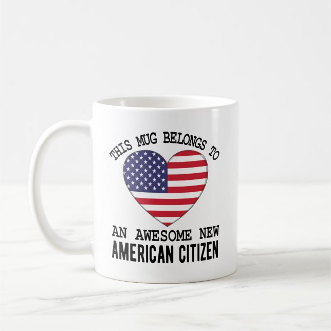 Mug Nouvelle citation citoyenne américaine, Dons de ci (Gauche)