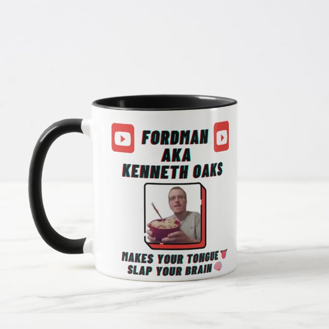 Mug Nouvelle Conception "Faites de votre langue gifler (Gauche)