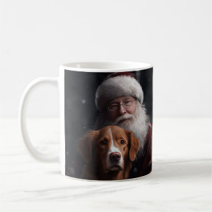 Mug Nouvelle-Écosse Duck Toller Avec Le Festif Du Père