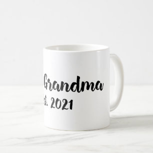 Mug Nouvelle grand-mère est. Grandmères pour la premiè