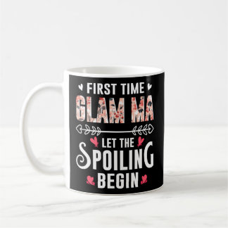 Mug Nouvelle Grand-Mère Première Fois Glam Peut Laisse