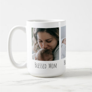 Mug Nouvelle maman Première maman Trois photos