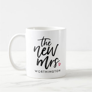 Mug Nouvelle Mme (votre nouveau nom de famille)