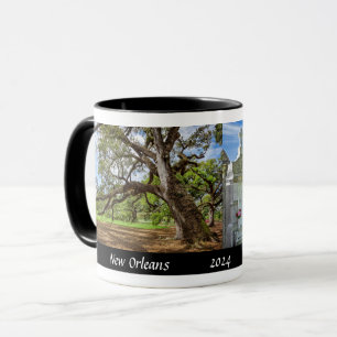 Mug Nouvelle-Orléans, Louisiane, Live Oak & Cemetery