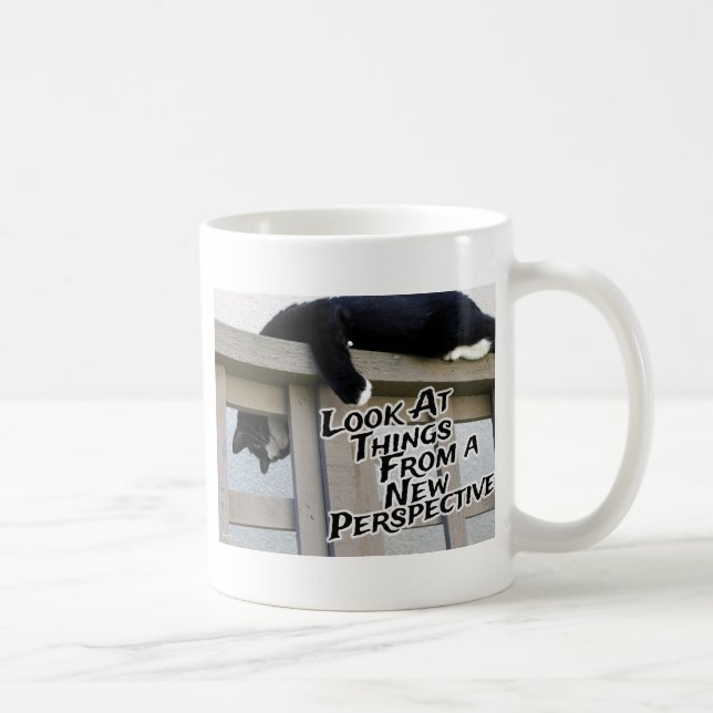 Mug Nouvelle perspective Motivational Cat photo (Droite)