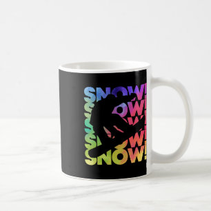 Mug Nouvelle saison de snowboard coloré Snowboard