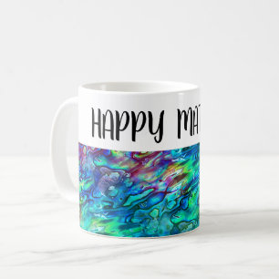 Mug Nouvelle-Zélande Abalone Paua Shell Motif 1