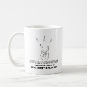Mug Nouvelles années résolutions meilleures intentions