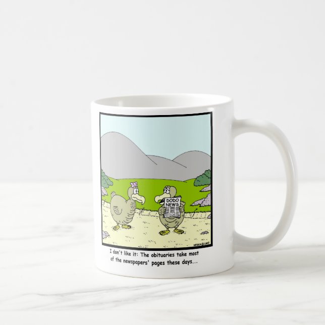 Mug Nouvelles de dronte : Bande dessinée de dronte (Droite)