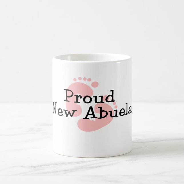 Mug Nouvelles empreintes de pas fières de bébé (Centre)