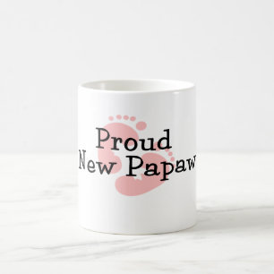 Mug Nouvelles empreintes de pas fières de bébé de