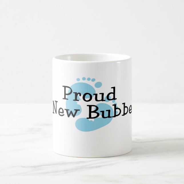 Mug Nouvelles empreintes de pas fières de bébé de (Centre)