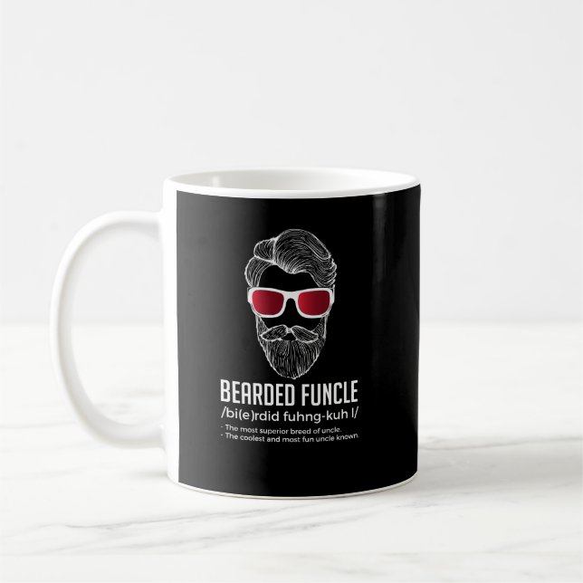 Mug Novelle de la définition de l'oncle ennuyeux (Gauche)
