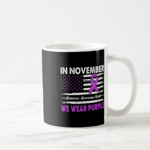 Mug Novembre Nous Portons le Violet Mois de Sensibilis