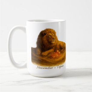 Mug Novembre Topaz - Regal Lion & Golden Crystal