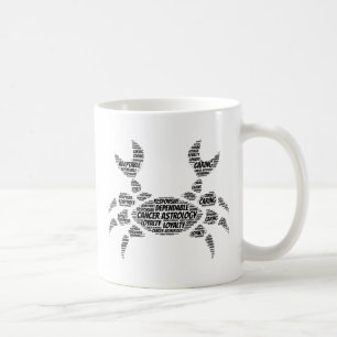Mug Nuage de mot de signe de zodiaque d'astrologie de