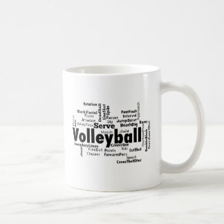 Mug Nuage de mot volley-ball