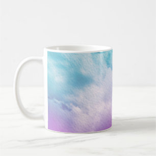 Mug nuage doux fantastique avec couleur dégradé pastel