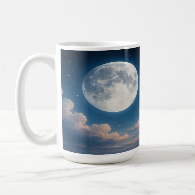 Mug Nuages lune et doux (Gauche)