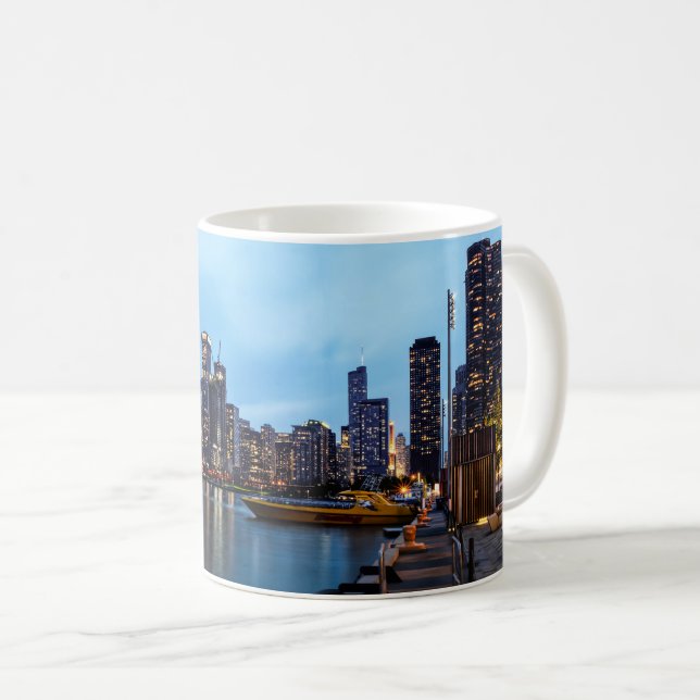 Mug Nuit À Navy Pier (Devant droit)