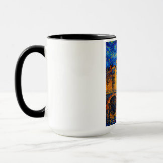 Mug Nuit d'Amsterdam – Canal Lumineux Inspiré de V
