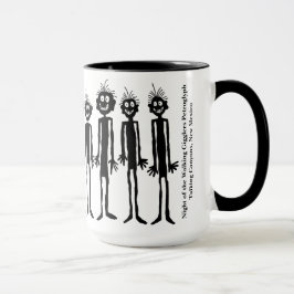 Mug Nuit des Gigglers à pied Petroglyph