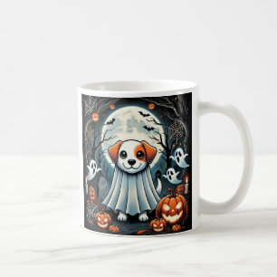 Mug Nuit d'Halloween : Coeur hanté sous la lune