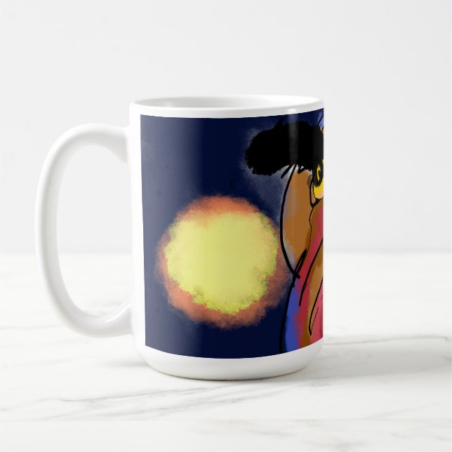 Mug Nuit étoile de hibou (Gauche)