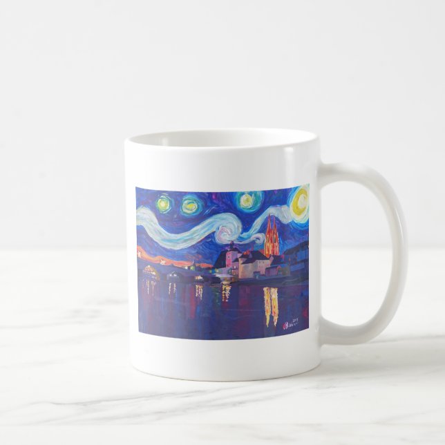 Mug Nuit étoilée à Ratisbonne (Droite)