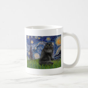 Mug Nuit étoilée - Chat persan noir