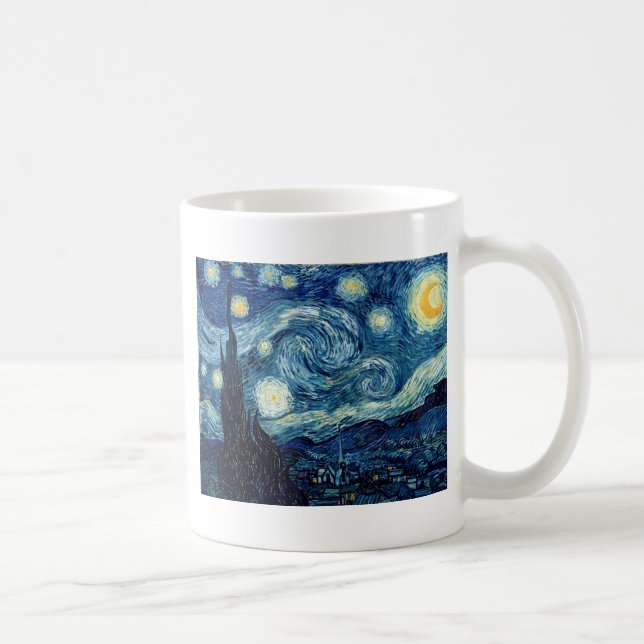Mug Nuit étoilée par Vincent van Gogh (Droite)
