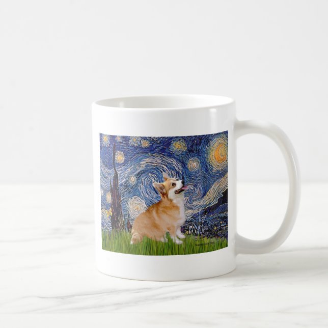 Mug Nuit étoilée - Pembroke Welsh Corgi 7b (Droite)