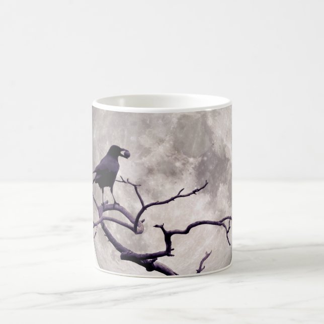 Mug Nuit gothique d'imaginaire de Raven de corneille (Centre)