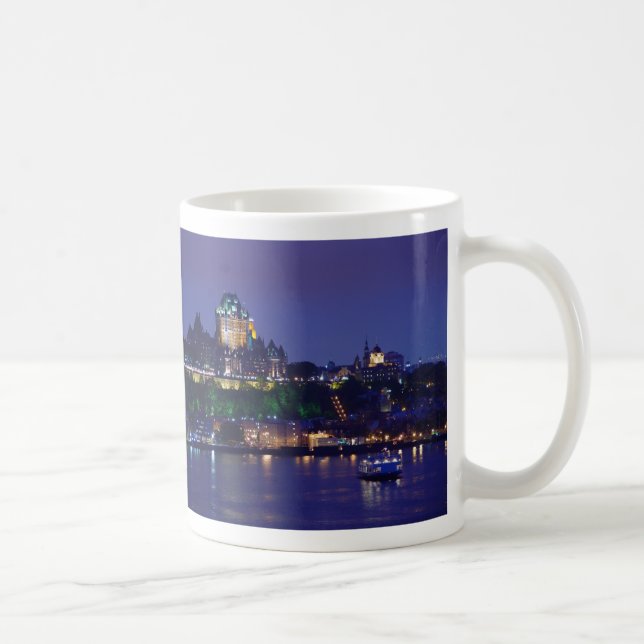 Mug Nuit Québec d'hôtel de château de Frontenac de (Droite)