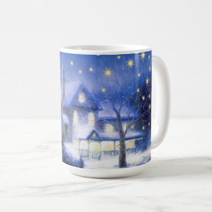 Mug Nuit Silencieuse. Cadeau de Noël du village de nei