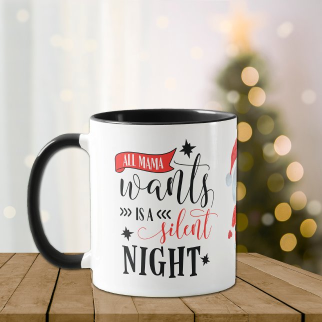 Mug Nuit silencieuse de Père Noël Mama (Créateur téléchargé)