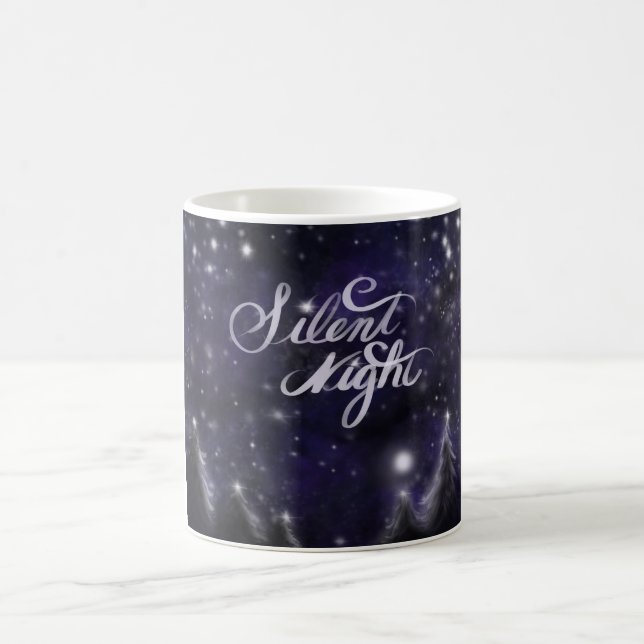 Mug Nuit silencieuse - romantique Fête de neige (Centre)