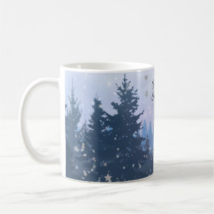Mug Nuit silencieuse Saint-Nuit Magie Hiver Illustrati