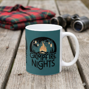 Mug Nuits confortables au coin du feu de camp Aventure
