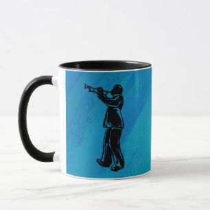 Mug Nuits de Boogie de New York Trumpet Bleu