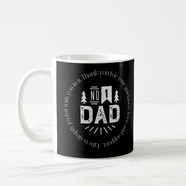 Mug Numéro 1 Papa, cadeau Fête des pères classique (Gauche)