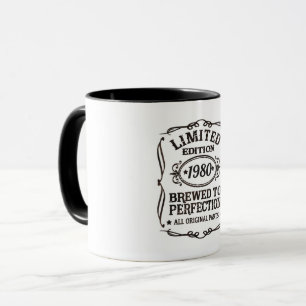 Mug Numéro d'année de naissance personnalisé édition v